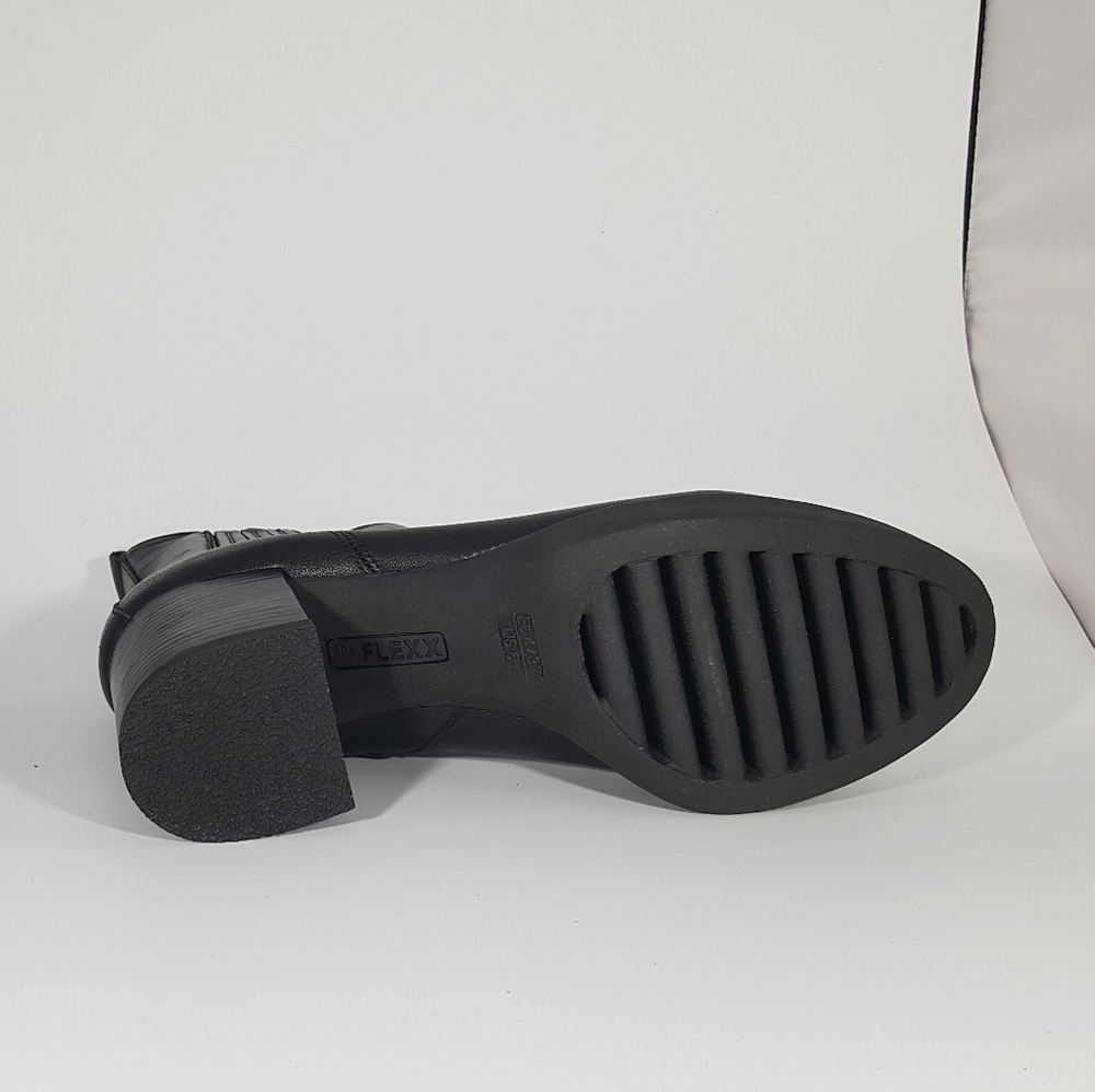 The Flexx Black Leather Embelished Bootie - Picture 4 of 4